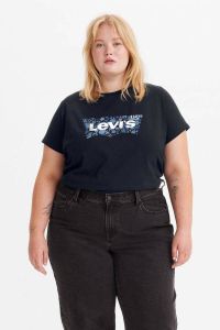 Levi s Plus SIZE T-shirt met labelprint model 'PERFECT TEE'