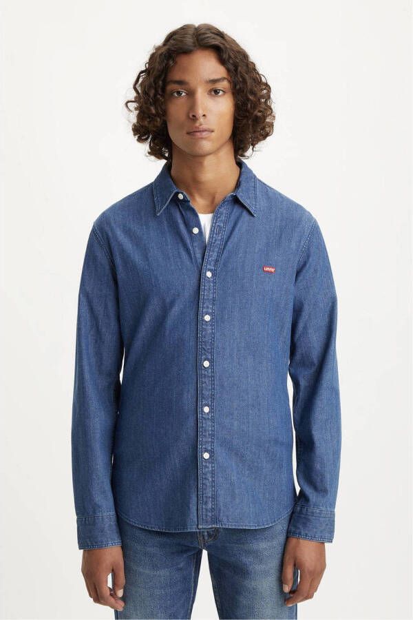 Levi's regular fit denim overhemd med indigo