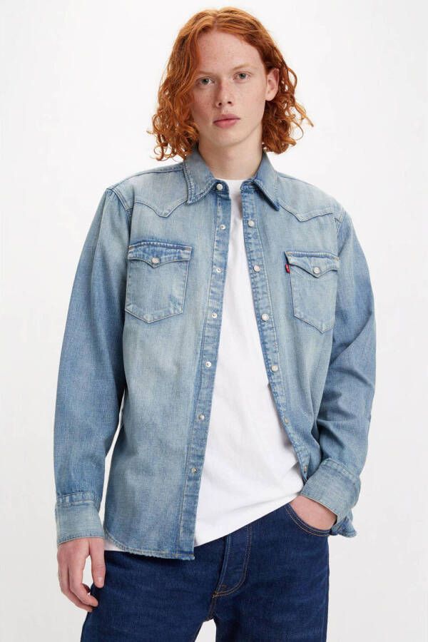 Levi's Vrijetijdsoverhemd met labeldetail model 'BARSTOW WESTERN'
