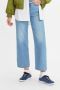 Levi's Ribcage cropped high waist straight fit jeans light indigo - Thumbnail 1