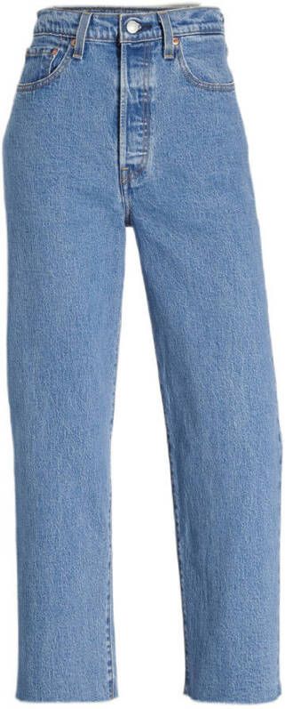Levi's ribcage high waist straight fit jeans jazz wave