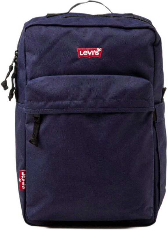 Levi's rugzak L-pack met logo donkerblauw