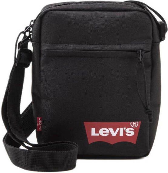 Levi's schoudertas met logo zwart