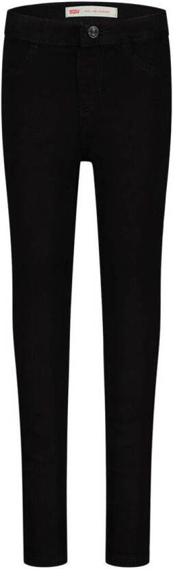 Levis Levi's skinny jegging black Jeans Zwart Meisjes Denim Effen 116