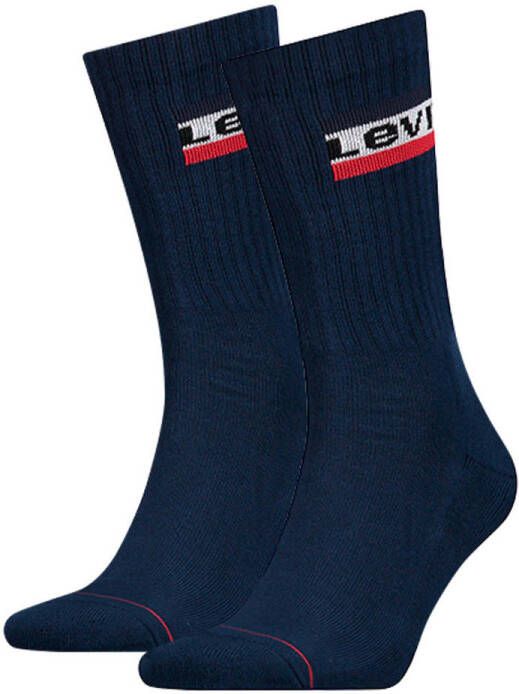 Levi's sokken met logo set van 2 donkerblauw