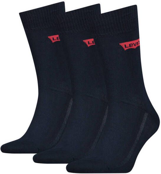 Levi's sokken met logo set van 3 donkerblauw