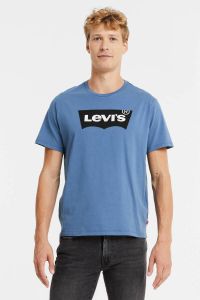 Levi's Grafische Crewneck Tee BW Ssnl Color Sunse 22491-0368 Blauw Heren