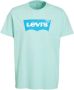 Levi's Lichtblauw Katoenen T-Shirt met Print Blue Heren - Thumbnail 1