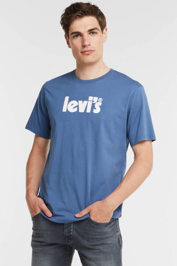Levi's T-shirt met logo core pose sunse