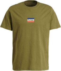 Levi's T-shirt met logo groen