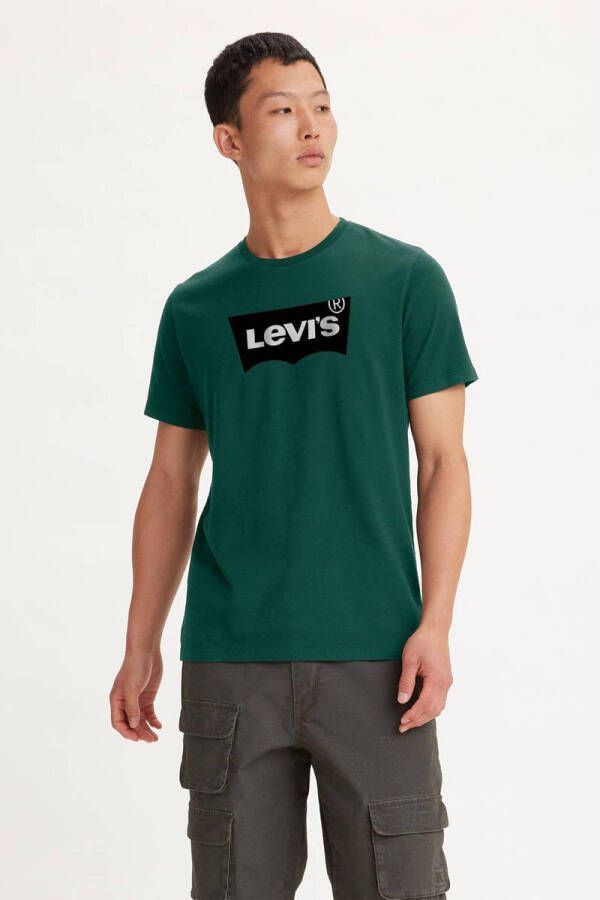 Levi's T-shirt met logo groen