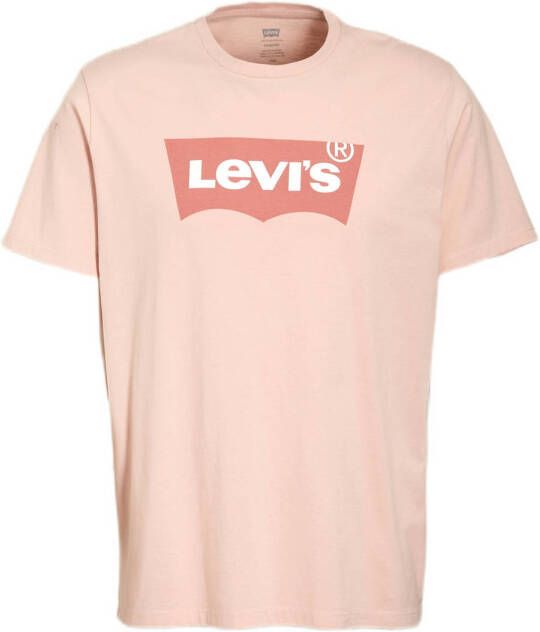 Levi's T-shirt met logo ouderoze