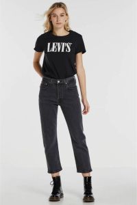 Levi's T-shirt met logo zwart wit