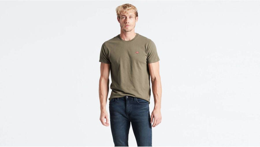 Levi's Heren T-shirt Korte Mouwen Groen 100% Katoen Green Heren - Foto 3