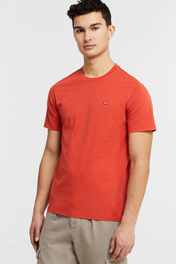 Levi's T-shirt red clay