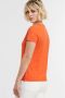 Levi's Oranje Katoenen Tops & T-Shirt Korte Mouw Logo Print Oranje Dames - Thumbnail 4