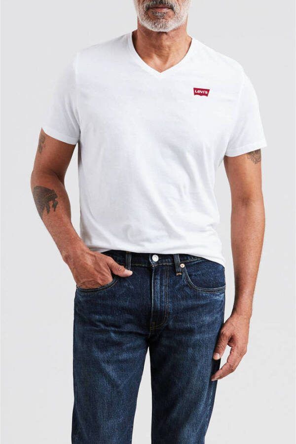 Levi's Heren Wit T-shirt Korte Mouw White Heren - Foto 4