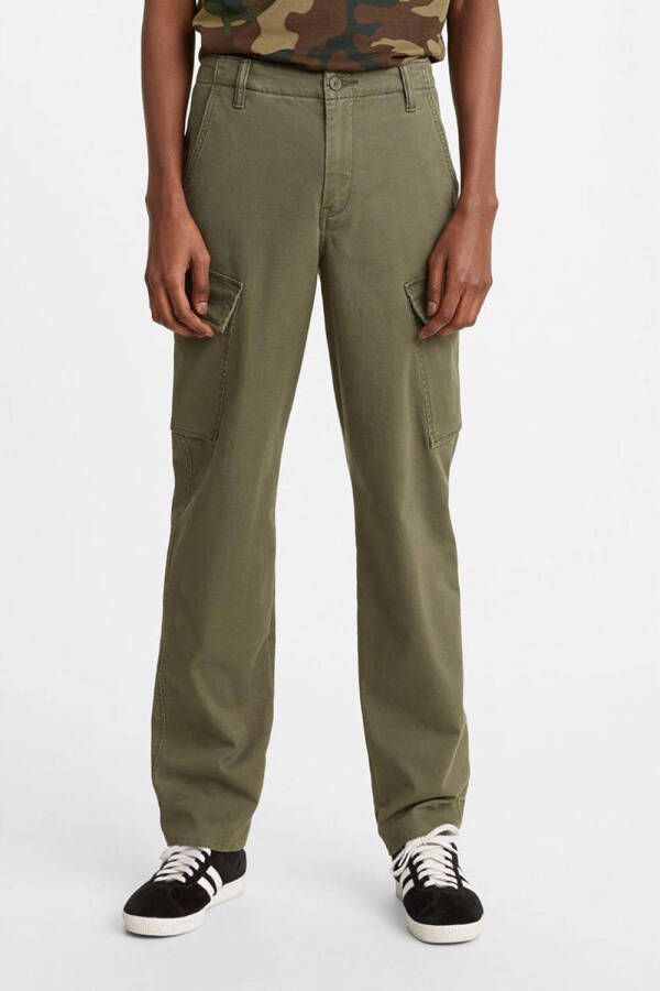 Levi's tapered fit cargo broek olive night