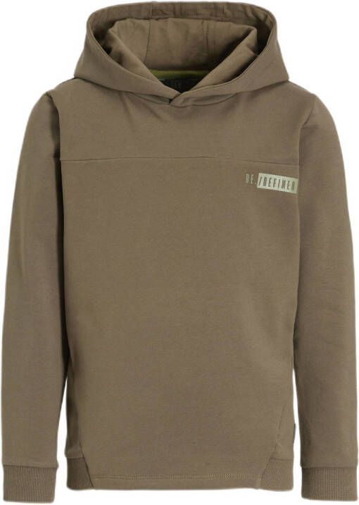 LEVV hoodie groen Sweater Effen 128 | Sweater van