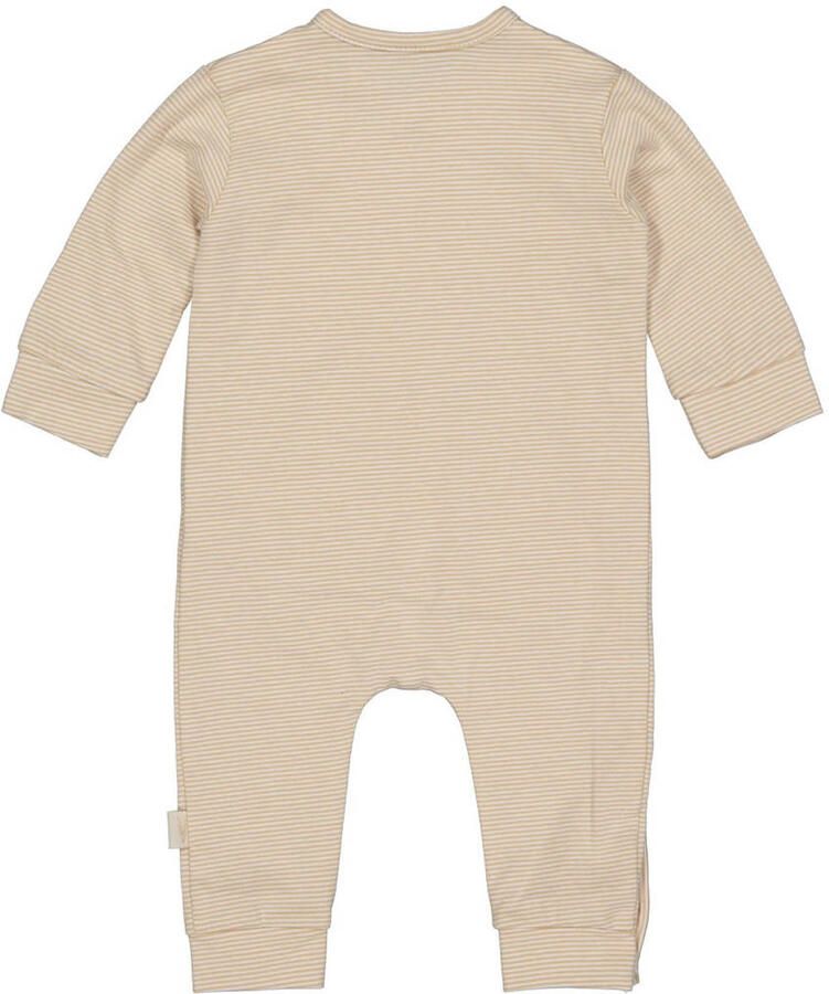 LEVV newborn baby gestreept boxpak LNOWIENOS lichtzand Beige Stretchkatoen (duurzaam) V-hals 50 - Foto 2