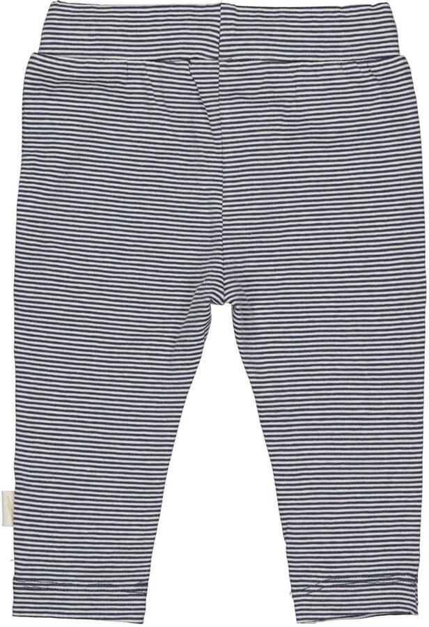 LEVV baby gestreepte regular fit broek LNESTORNOS donkerblauw Jongens Katoen 44 - Foto 3