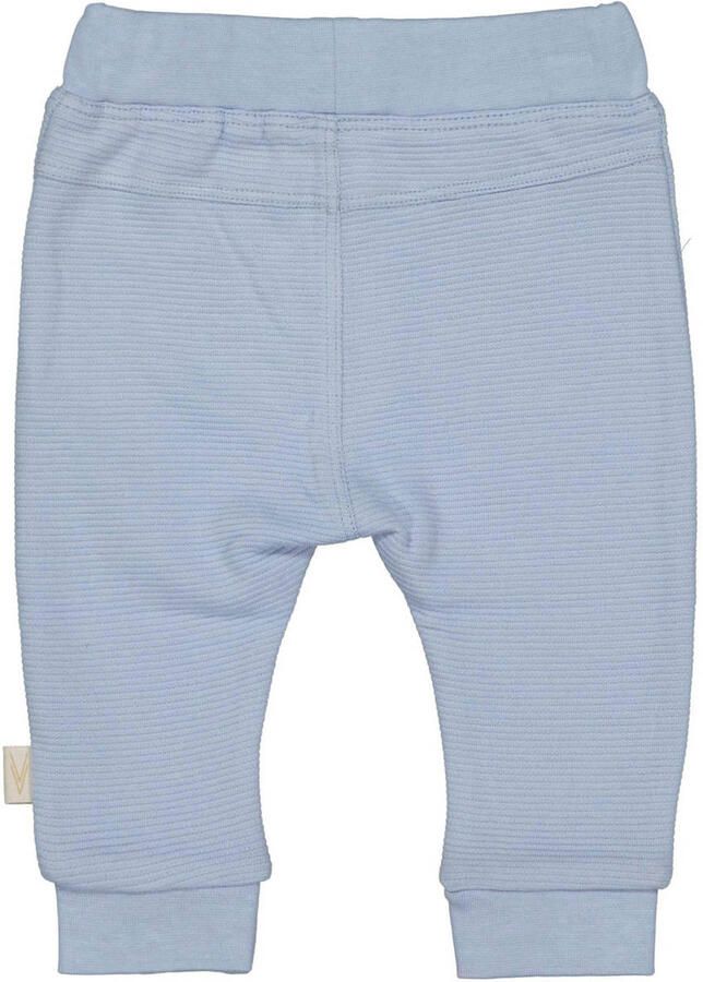 LEVV baby regular fit broek LNOVINOS van katoen zachtblauw Effen 68
