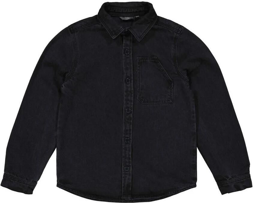LEVV denim overhemd NOAH dark grey - Foto 1