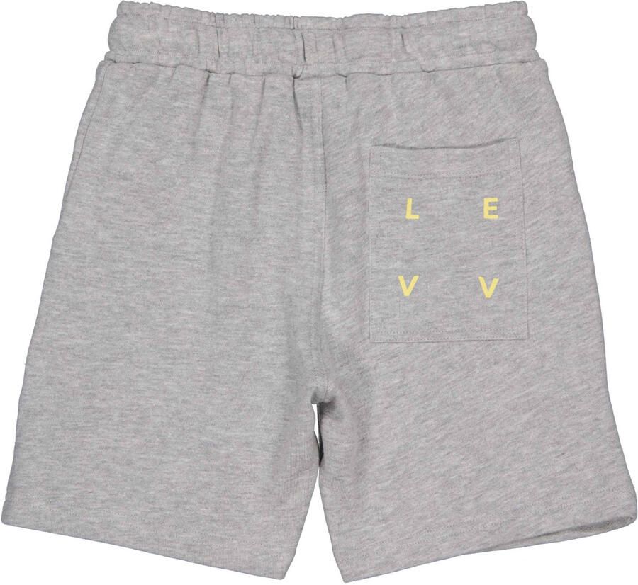 LEVV Little regular waist sweatshort lichtgrijs - Foto 2