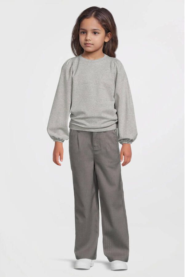 LEVV longsleeve grijs met lurex - Foto 4