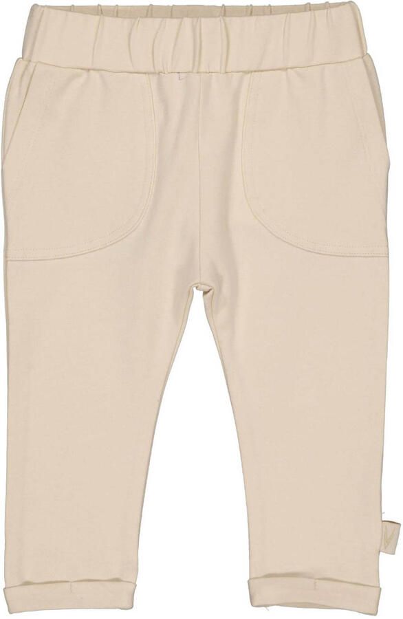 LEVV baby broek LNATHANNOS zand Beige Jongens Stretchkatoen Effen 50