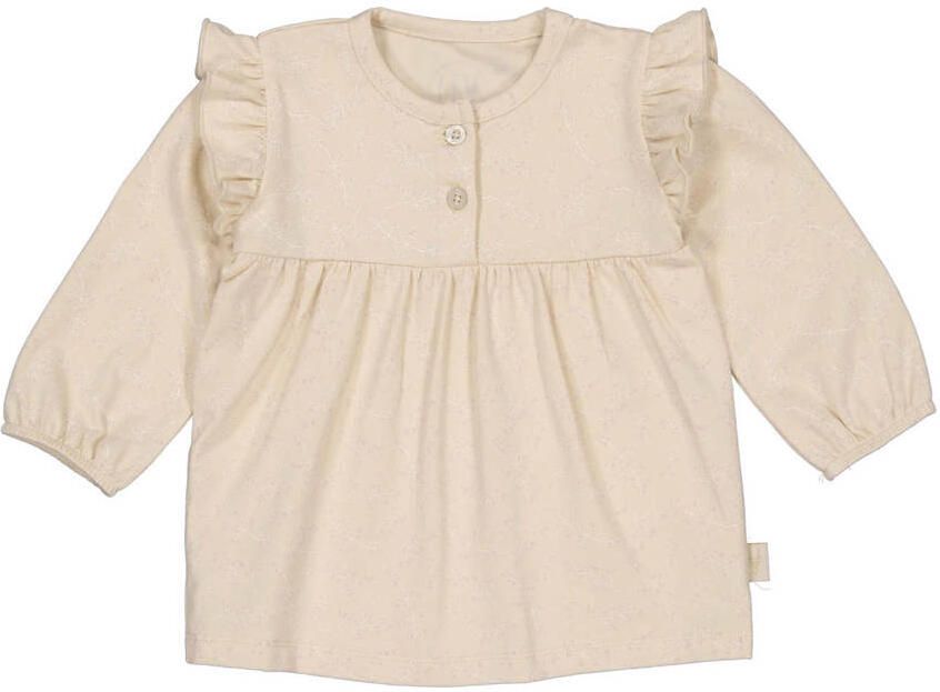LEVV baby top LNORANOS Beige Meisjes Stretchkatoen Ronde hals Bloemen 44