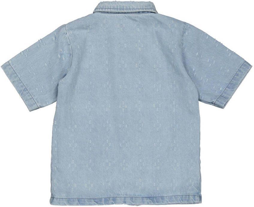 LEVV overhemd light blue denim
