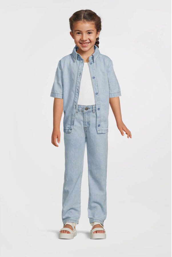 LEVV overhemd light blue denim - Foto 5