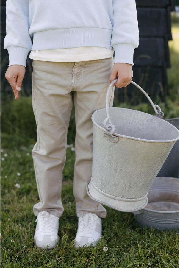 LEVV regular fit jeans zand Beige Jongens Denim Effen - Foto 2