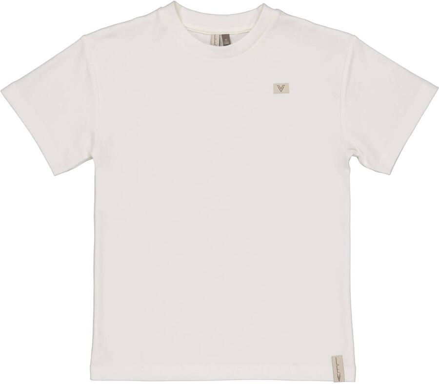LEVV T-shirt met backprint wit - Foto 2
