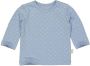 LEVV baby basic longsleeve LNELSONNOS met all over print zachtblauw wit Jongens Stretchkatoen Ronde hals 44 - Thumbnail 1