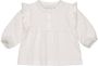 LEVV baby basic top LNORANOS met ruches offwhite Wit Meisjes Stretchkatoen Ronde hals 44 - Thumbnail 1