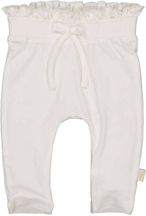 LEVV baby regular fit broek LNIRANOS offwhite Wit Meisjes Stretchkatoen 44 - Foto 3