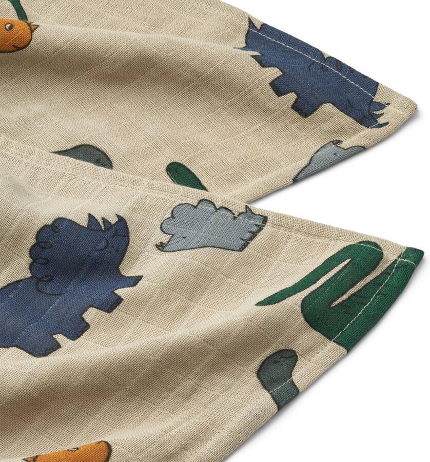 Liewood hydrofiele doek Lewis -65x65 cm set van 2 - Foto 2