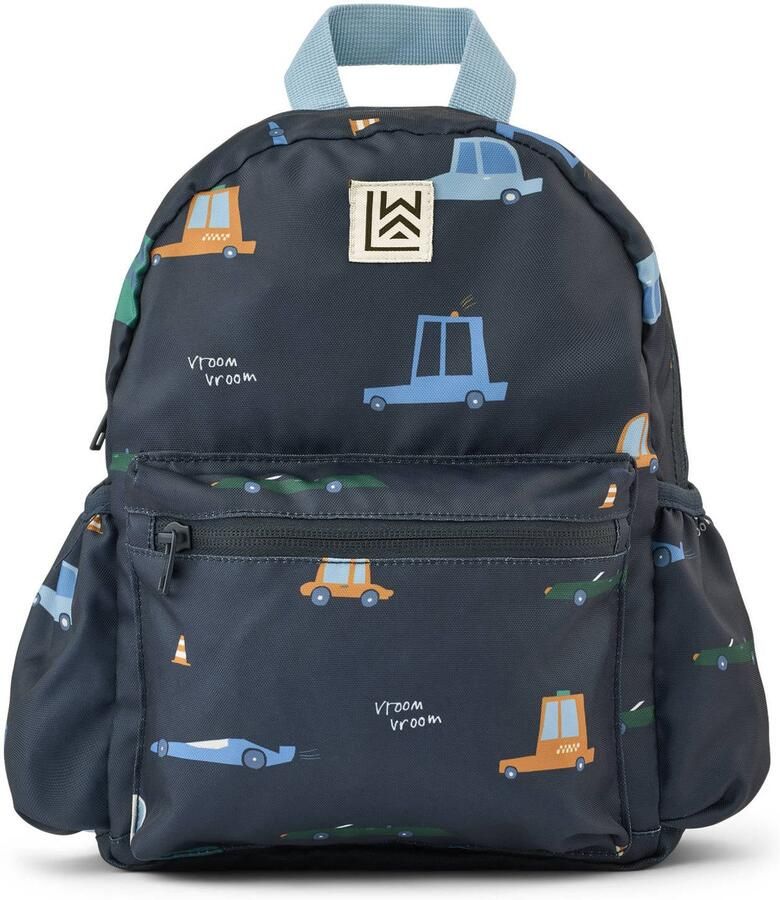Liewood rugzak met print donkerblauw