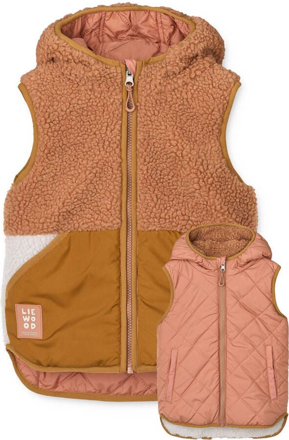 Liewood teddy reversible jas camel