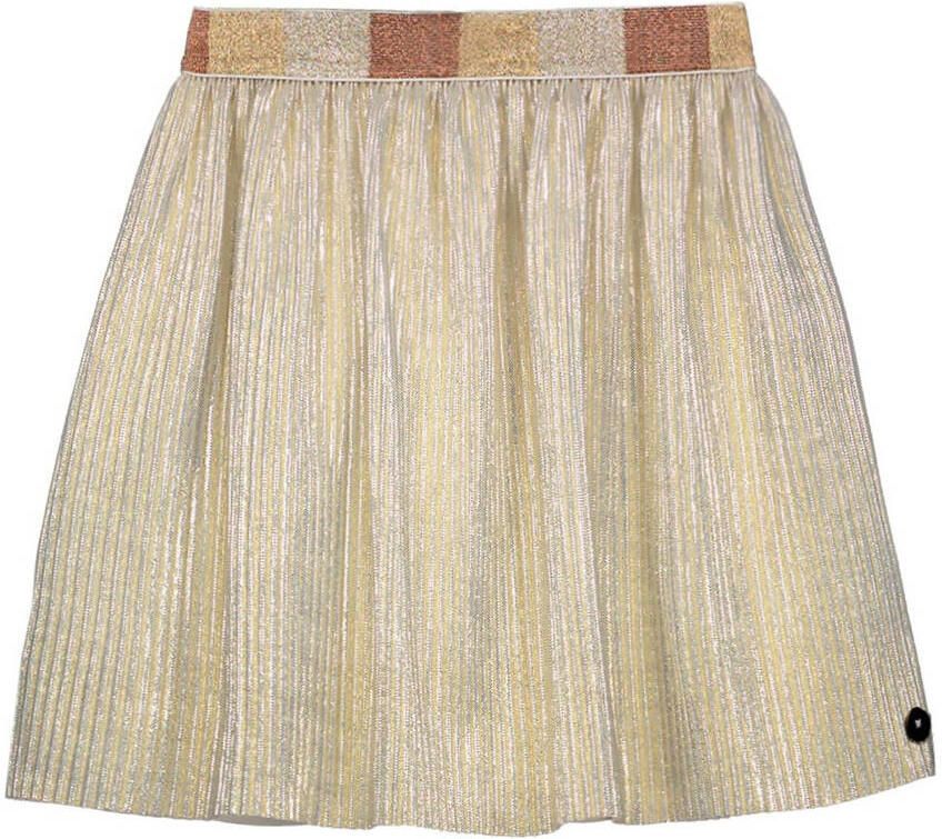 LIKE FLO Meisjes Rokken Sara Plisse Skirt Goud - Foto 4