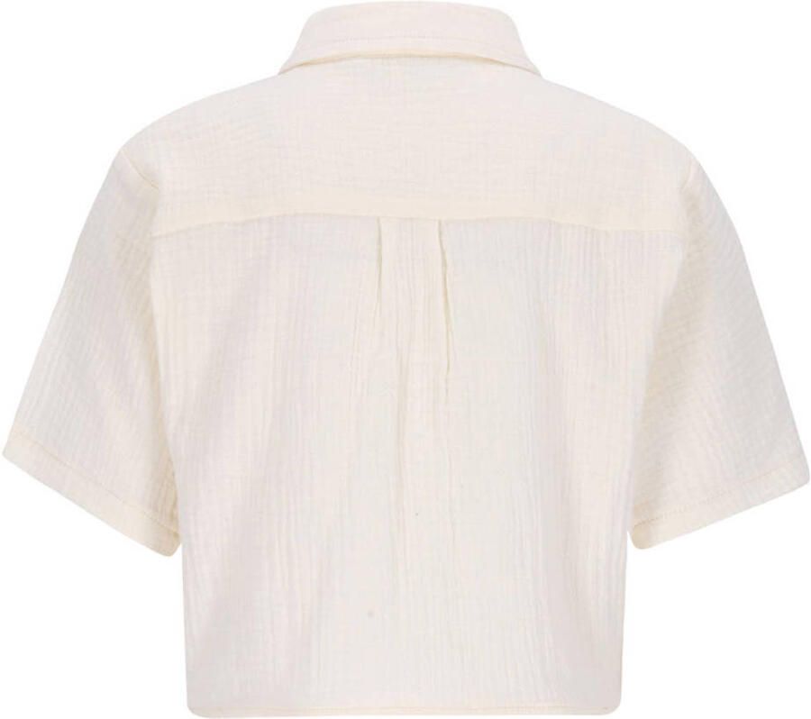 LIKE FLO Meisjes Blouses Cecile Knotted Oversized Blouse Creme - Foto 5