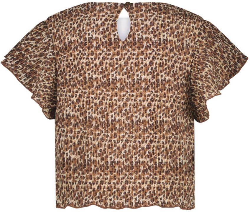 Like Flo blousetop bruin