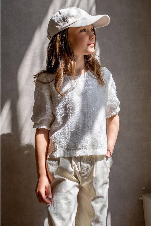LIKE FLO Meisjes Blouses Elva Flo Blouse Creme - Foto 4