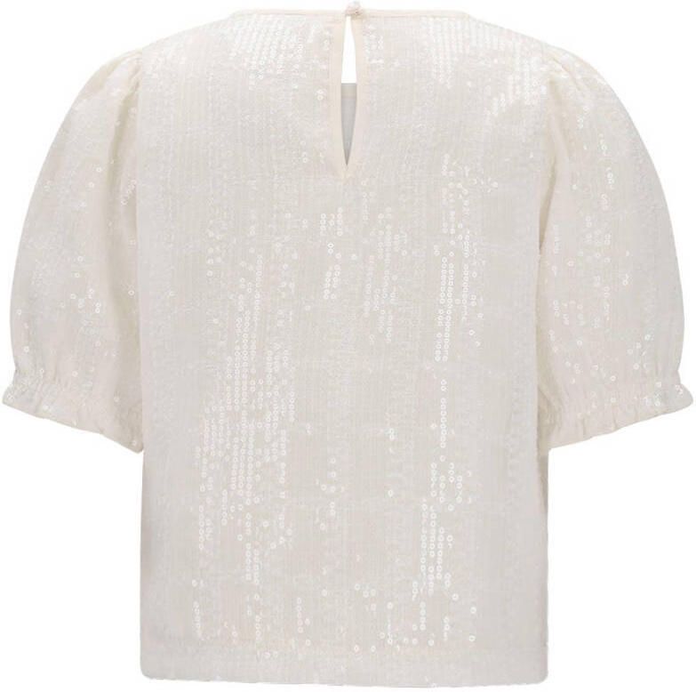 LIKE FLO Meisjes Blouses Elva Flo Blouse Creme - Foto 5