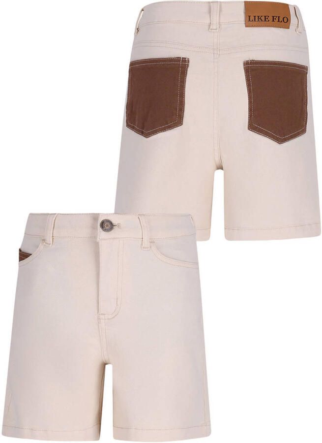 Like Flo Boys regular waist casual short beige