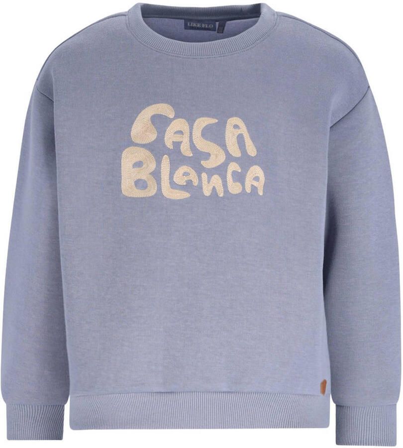 Like Flo Boys sweater lichtblauw
