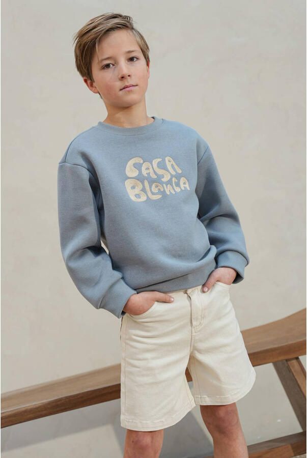 Like Flo Boys sweater lichtblauw - Foto 2