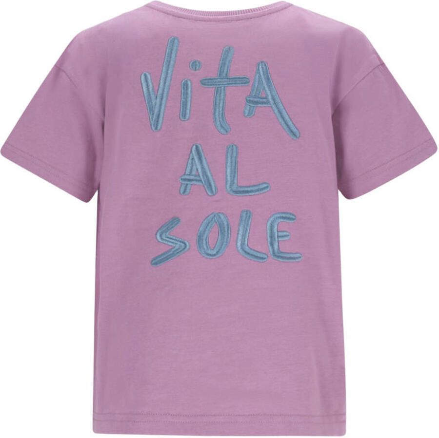 Like Flo Boys T-shirt met backprint lila - Foto 2